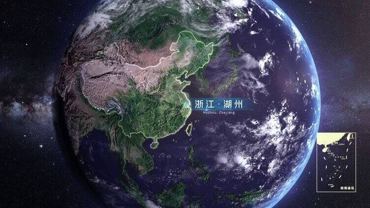 地球穿梭浙江湖州地图