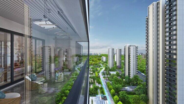 高层住宅超级大阳台园林景观设计