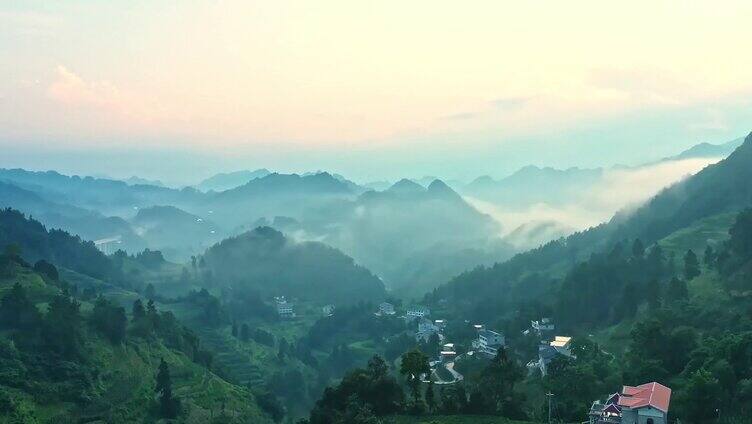 4K生态宜居旅游风景丰收产业宣传片素材