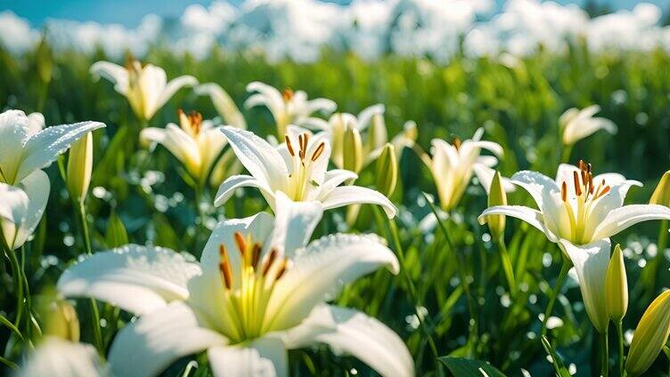 百合花鲜花祝福