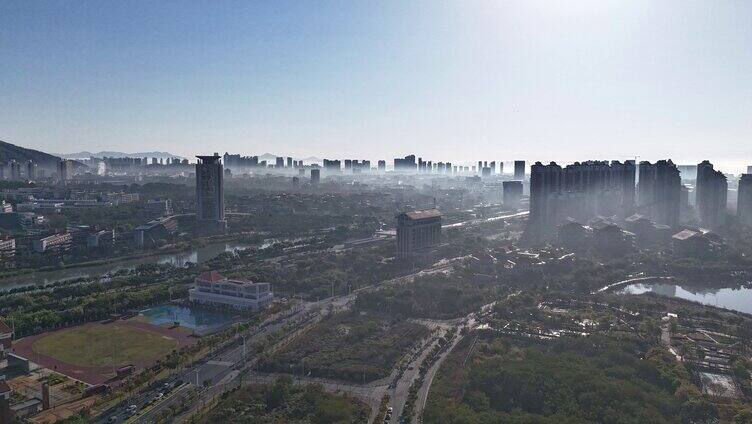 厦门平流雾日出水晶湖郡延时 视频