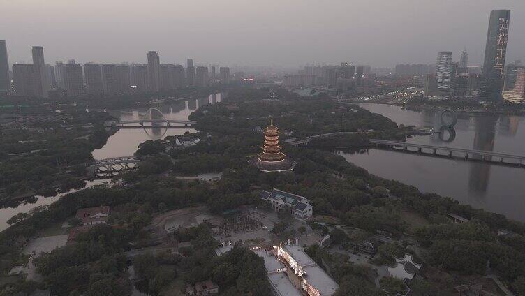 厦门集美区园博苑夜景