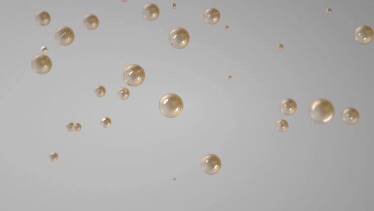 金珠子上升流动精华粒子球