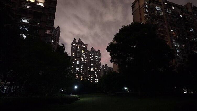 高清城市实拍夜景空镜