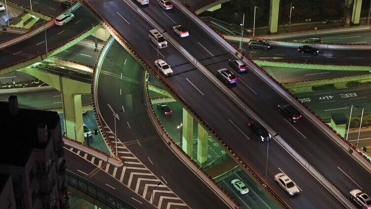 上海中新城区交通枢纽，均为本人航拍，可放