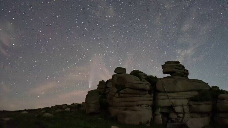 新智彗星流星银河延时