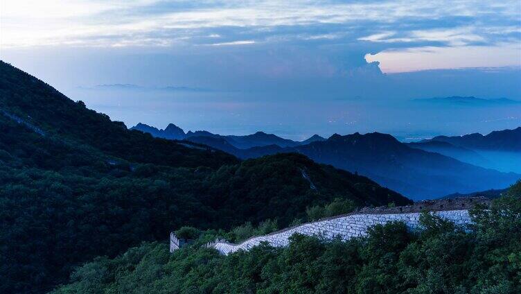 北京箭扣长城闪电