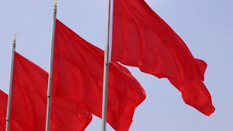 中国北京天安门国旗