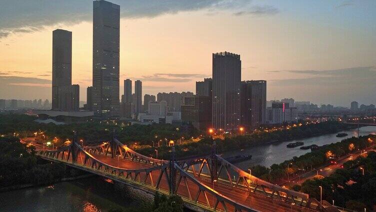 金匮大桥 无锡京杭大运河 无锡航拍