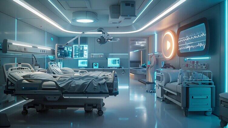 医疗智慧医院科技体检医生未来医院