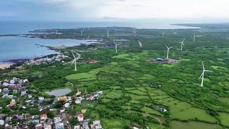  海南儋州峨蔓镇风力发电场