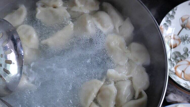 揉面 包饺子 煮饺子 擀饺子皮