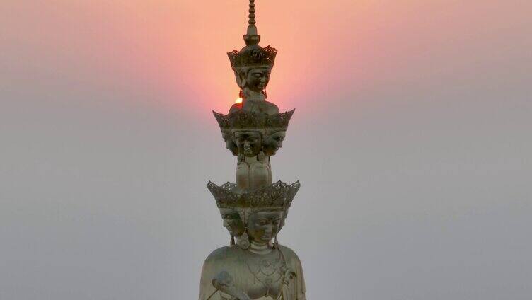 峨眉山金顶日出