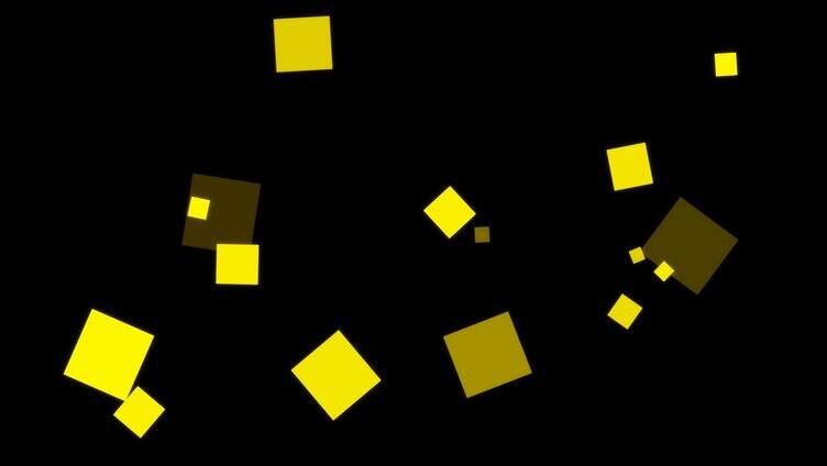 方块粒子旋转特效视频