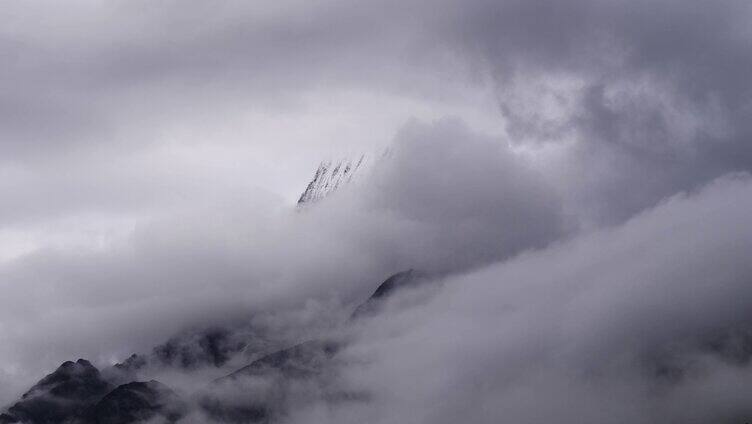 西藏雪山云海延时