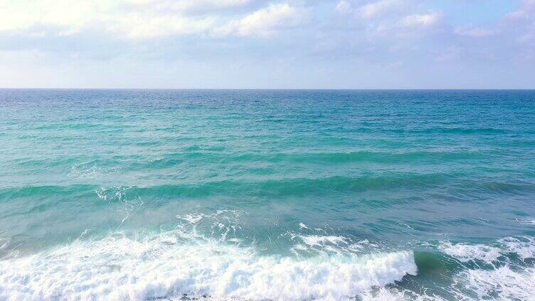 美丽海边海浪