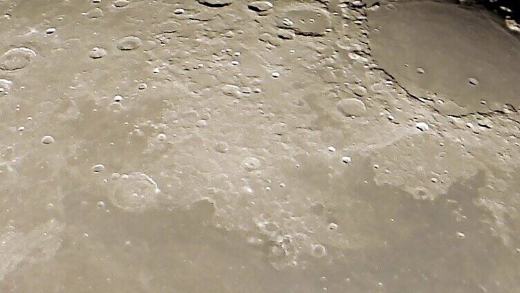 超特写月球表面