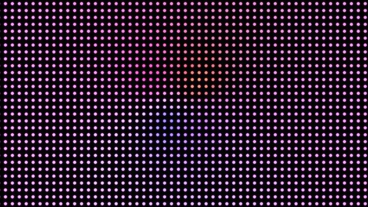 彩色LED点屏幕动画背景