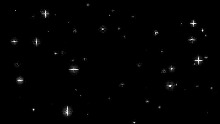 【AE模板】星星闪烁带通道