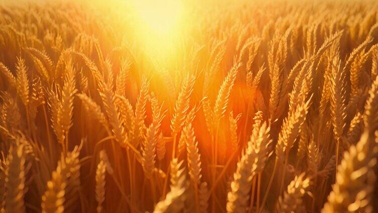 农业科技宣传-科技农业麦子丰收