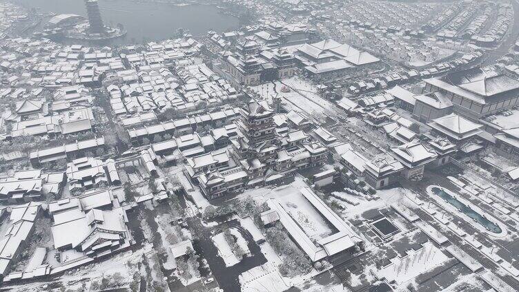 长沙铜官窑雪景