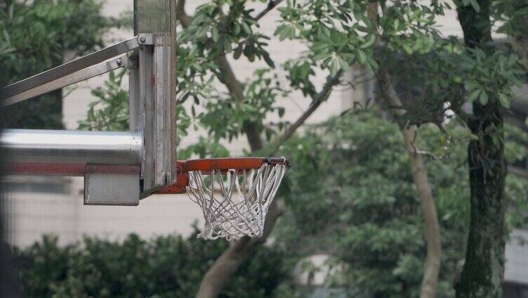 篮球入筐镜头