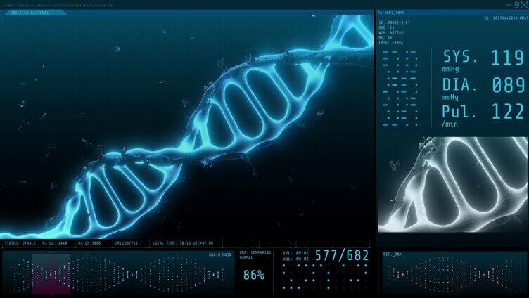 生物DNA研究模拟