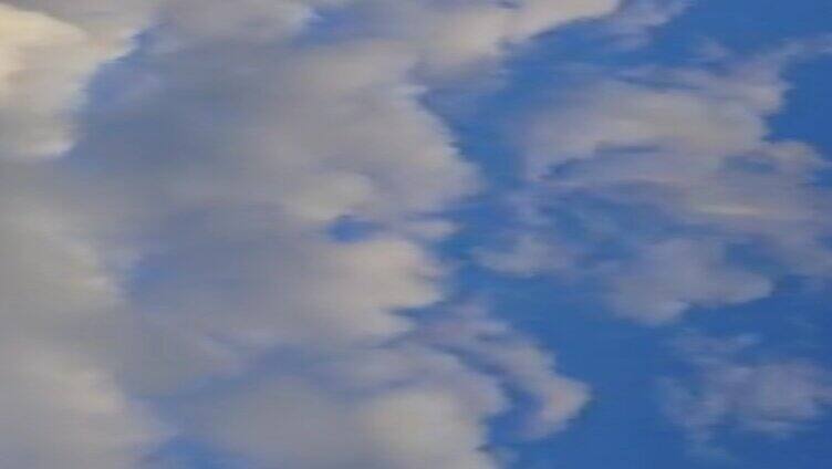 5D白云飞机 裸眼3d天幕 蓝天白云