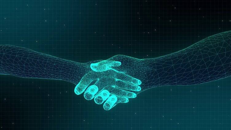 虚拟AI握手