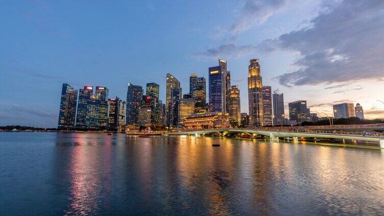 新加坡日落延时合集
