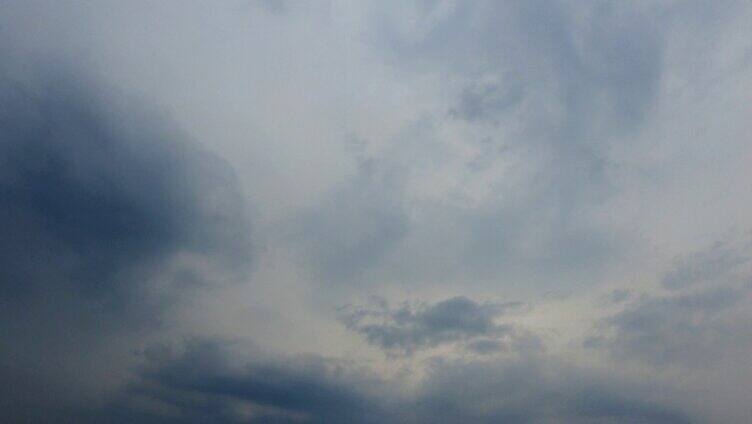 延时 乌云密布的天空 乌云遮日即将降雨