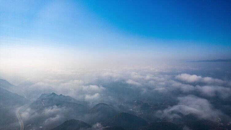 壮丽山峰山峦云海人间仙境