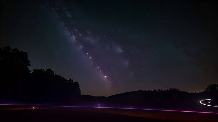 夜晚星空唯美2