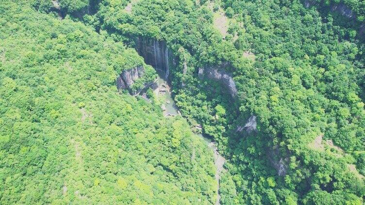 4K宜昌三峡大瀑布航拍视频