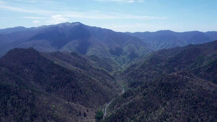 4K震撼陕西安康天书峡秦巴山脉航拍视频