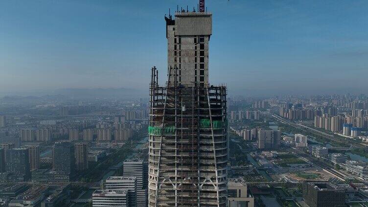 宁波中心建设现场