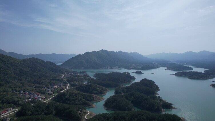 4K湖北阳新仙岛湖5A景区航拍视频