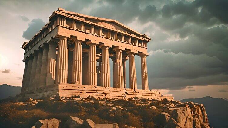 悬崖顶上的希腊神庙3