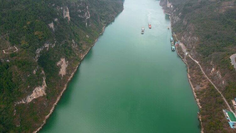 4K航拍长江三峡西陵峡壮丽山河实拍