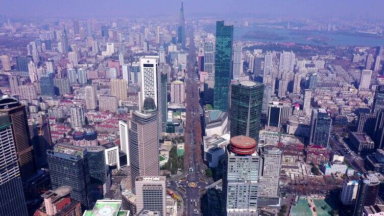 南京新街口 城市4K航拍