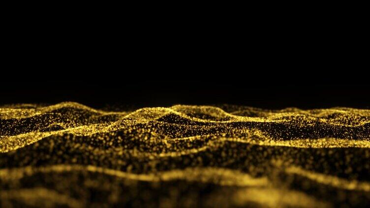 金色粒子海洋循环