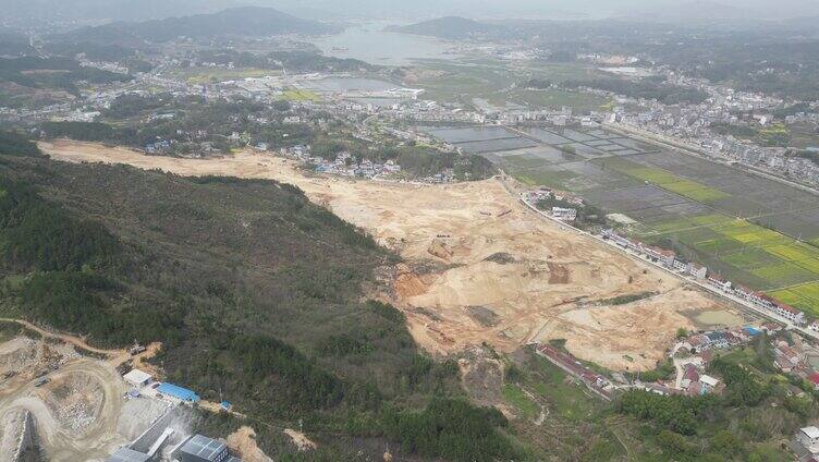 大型矿山开采高空航拍