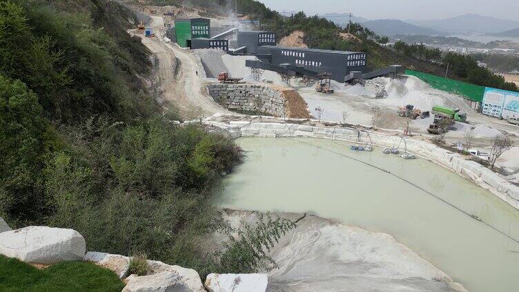 大型矿山开采高空航拍