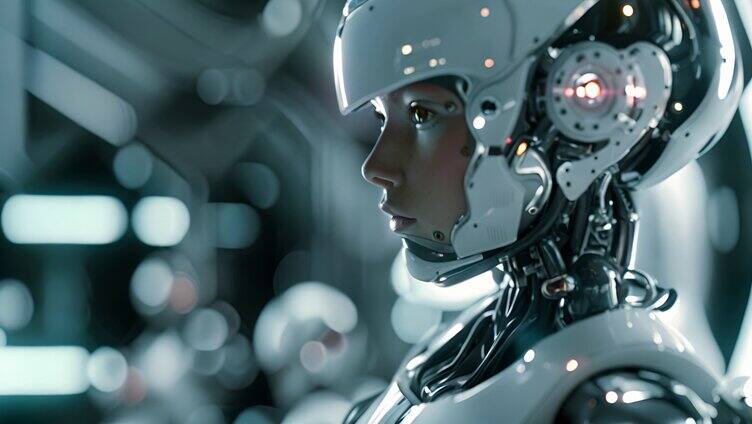 智能机器人AI机器人未来科技智能生产