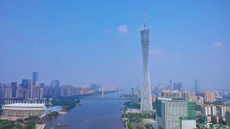 广州塔4K全景航拍