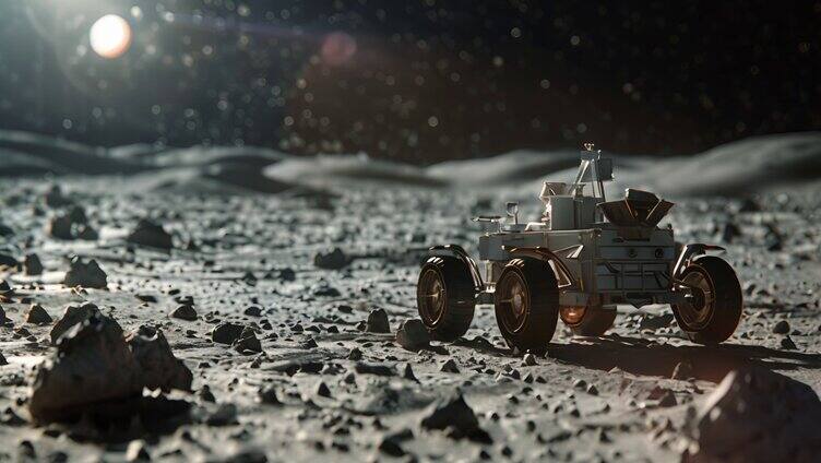 嫦娥号探月车月球车星际探测宇宙探测