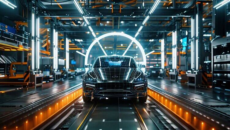 汽车新能源汽车生产线智能生产科技生产线