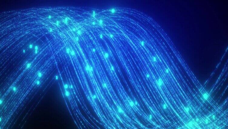 粒子光纤和电缆传输数据和网络信号