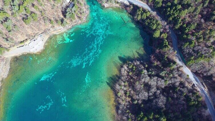 九寨沟全景4K航拍