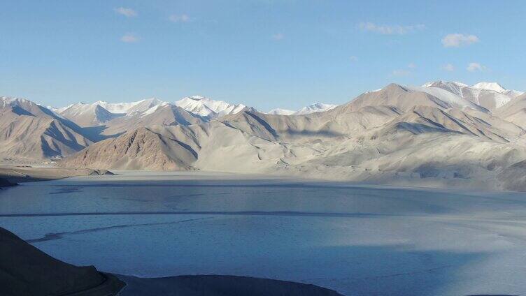 新疆喀什白沙湖航拍